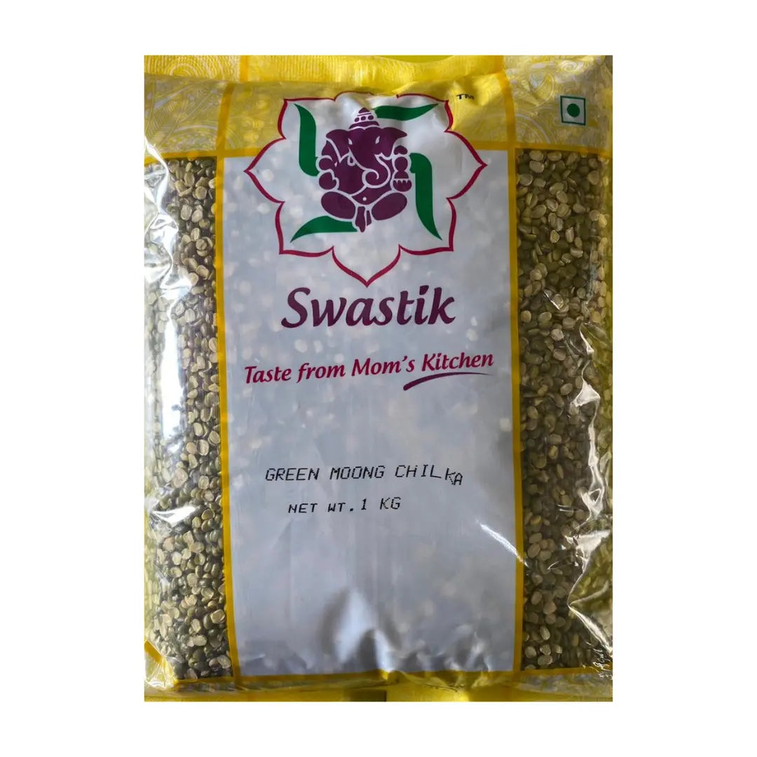 Swastik Green Moong Beans Split - 1KG