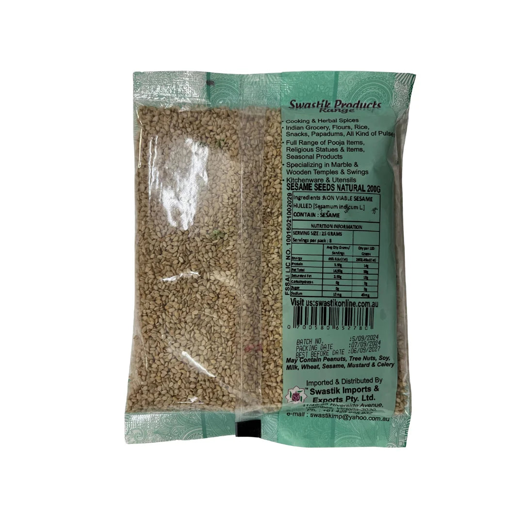 Swastik Sesame Seeds Natural - 200G