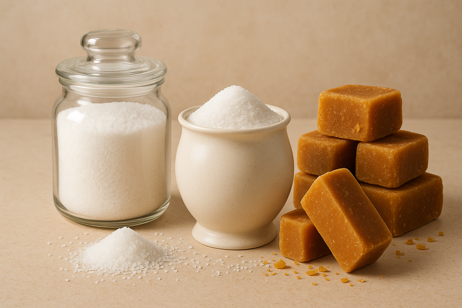 Salt, Sugar & Jaggery