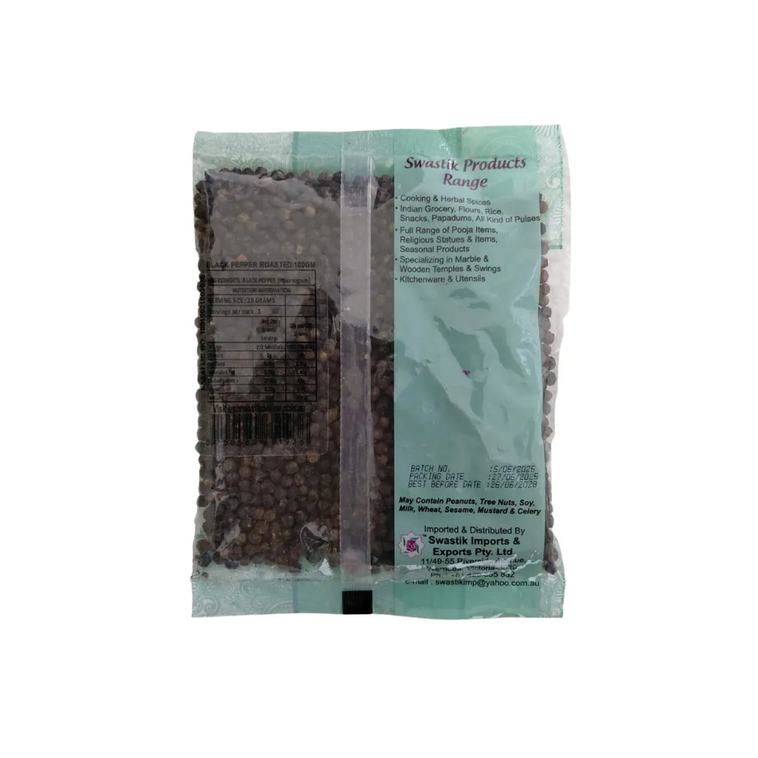 Swastik Roasted Black Pepper - 100G