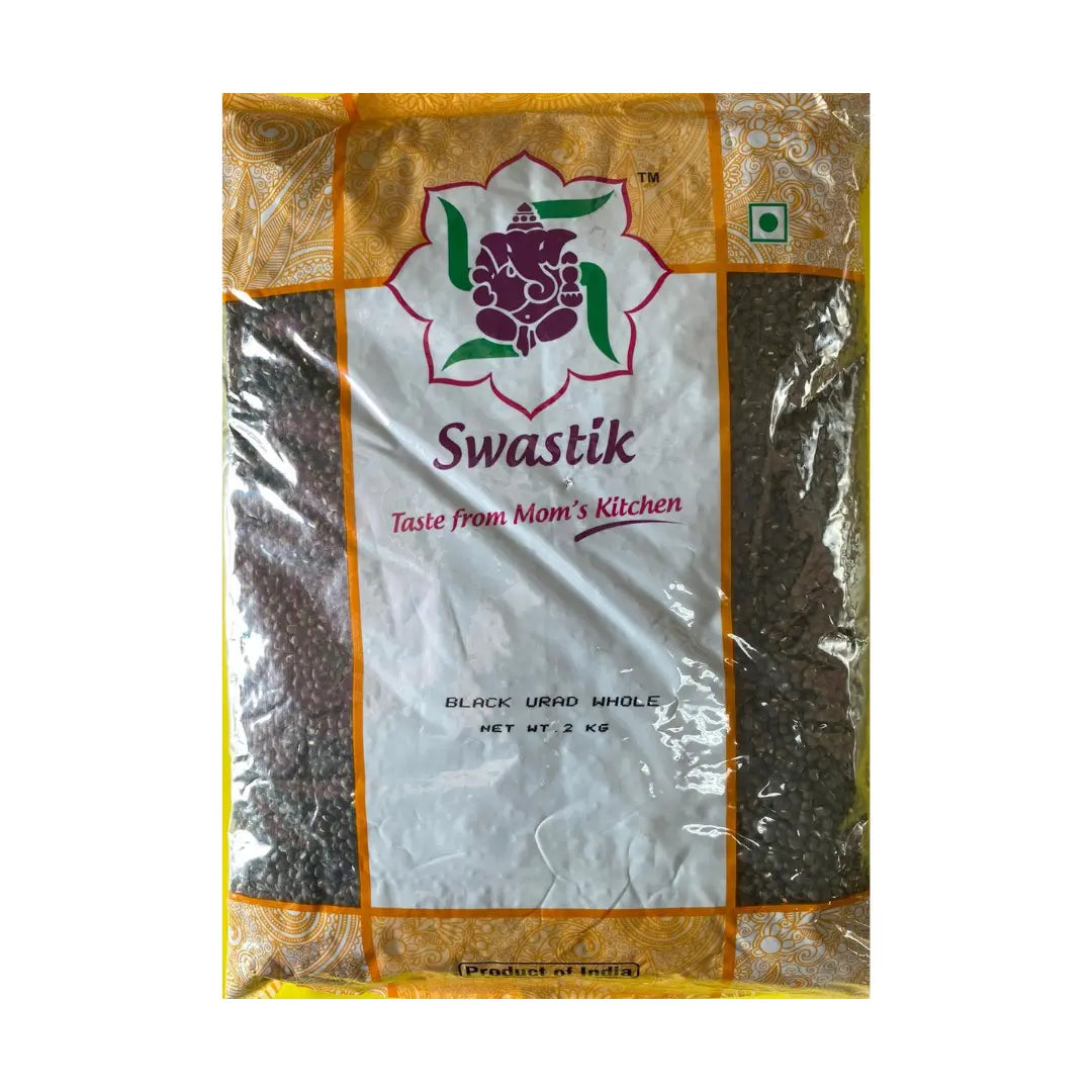 Swastik Black Urid Whole - 2KG