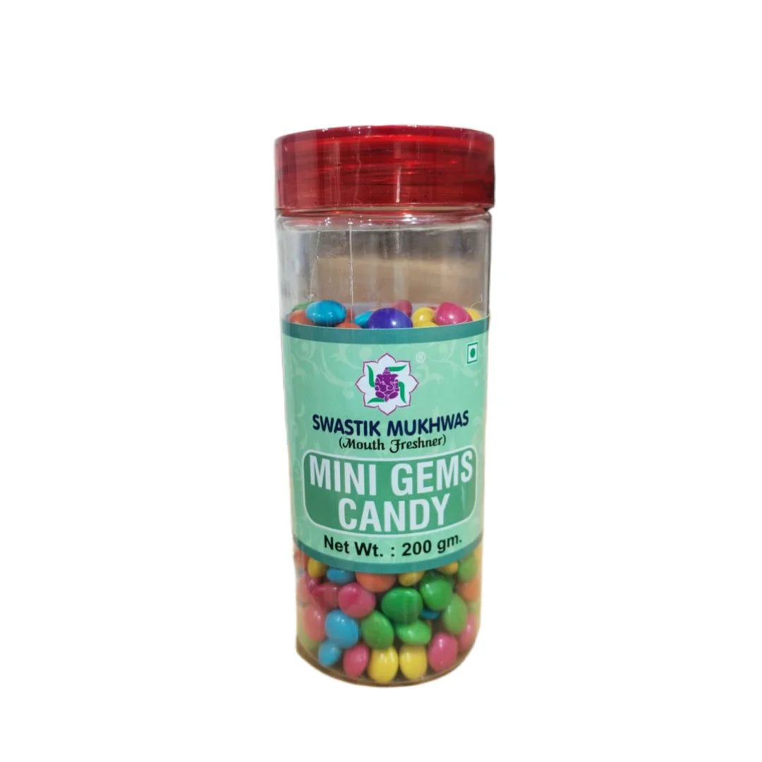 Swastik Mini Gems Candy Mukhwas - 200G
